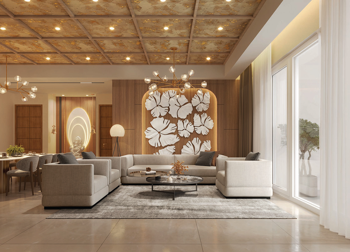 Hero Homes The Palatial Living Room and Dining Room