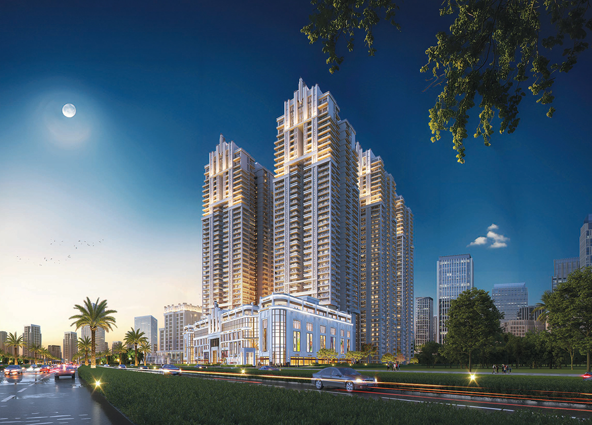 Hero Homes The Palatial tower view from dwarka Expressway