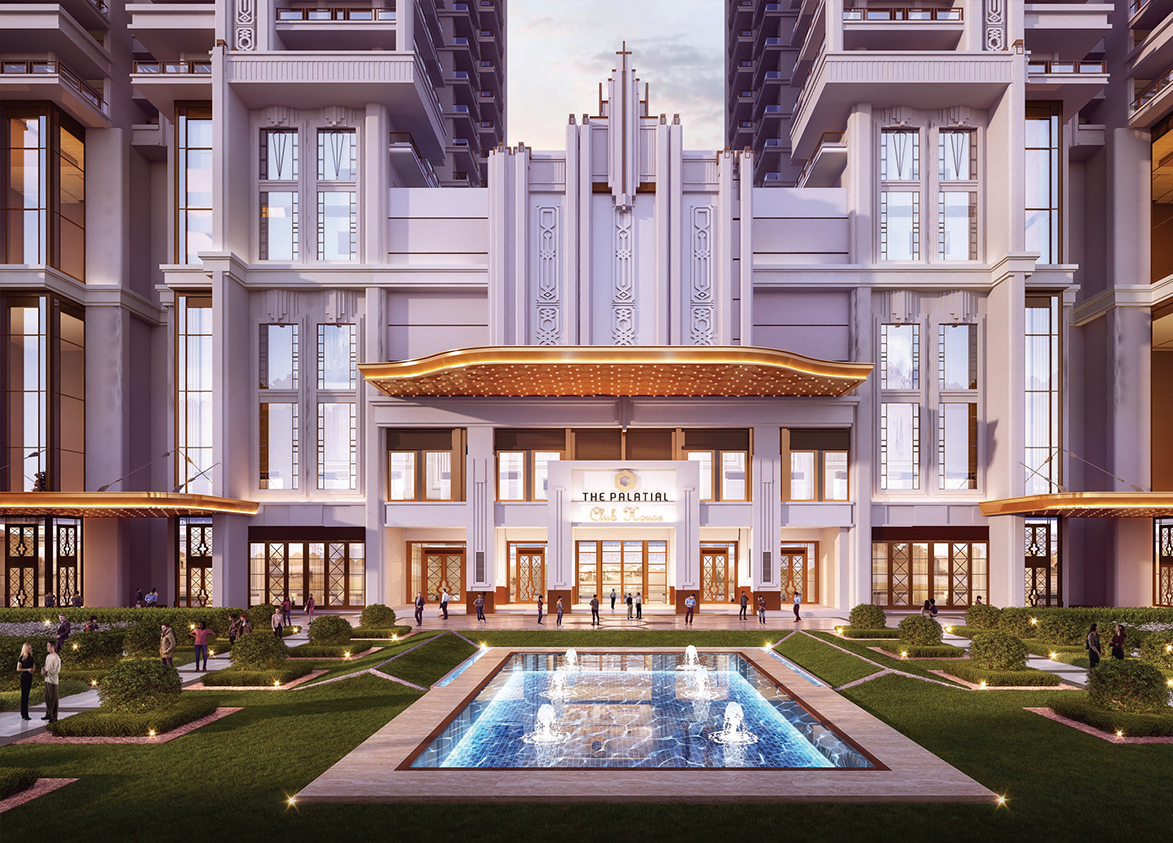 Hero Homes The Palatial Clubhouse Entrance