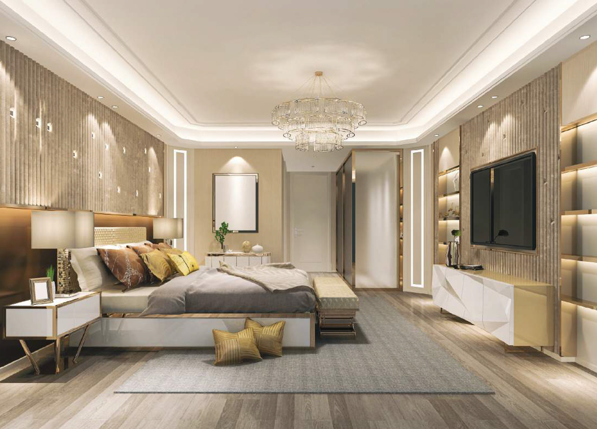 Indiabulls Estate and Club 1 Residential Project Master Bedroom