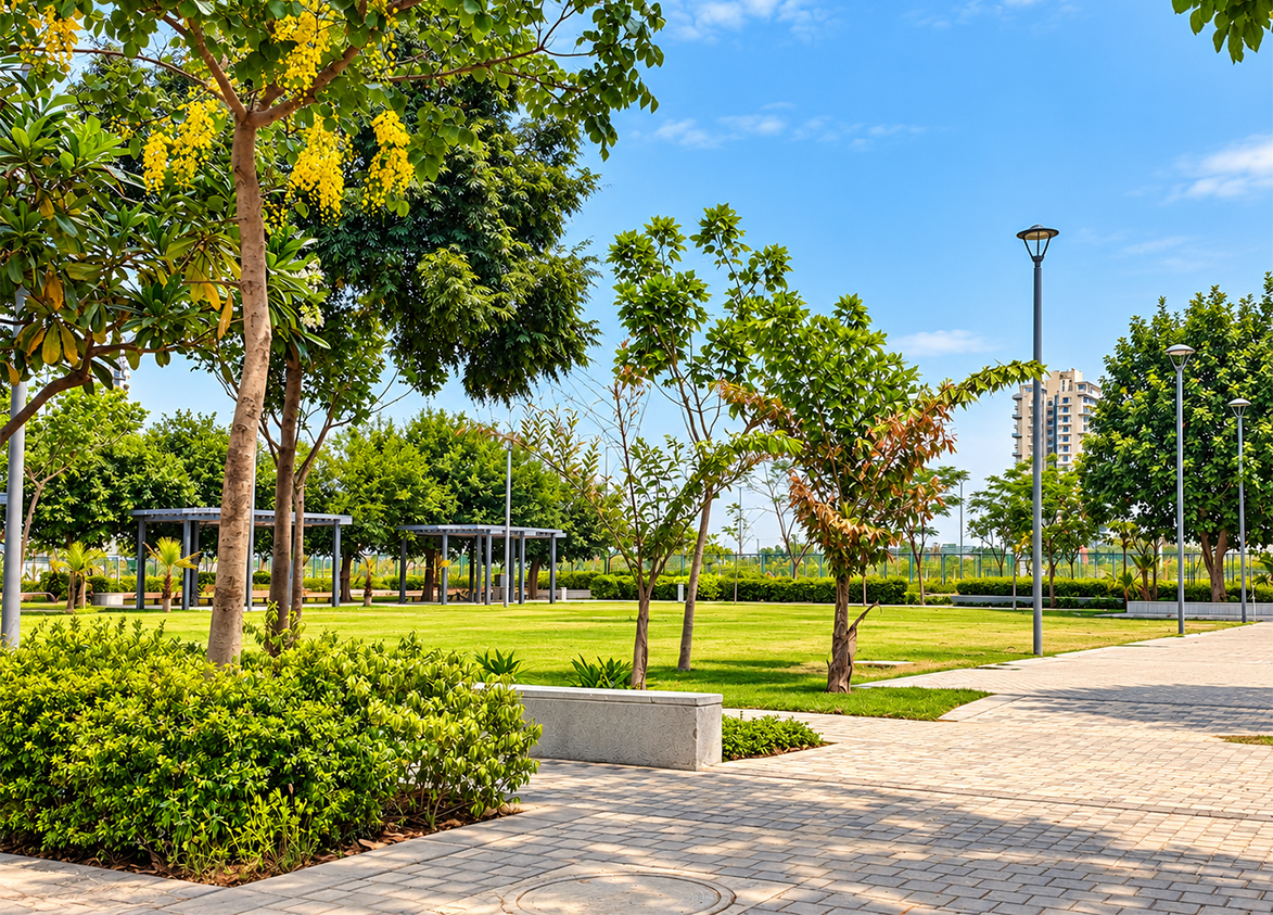 Ireo City Plots Landscape Garden