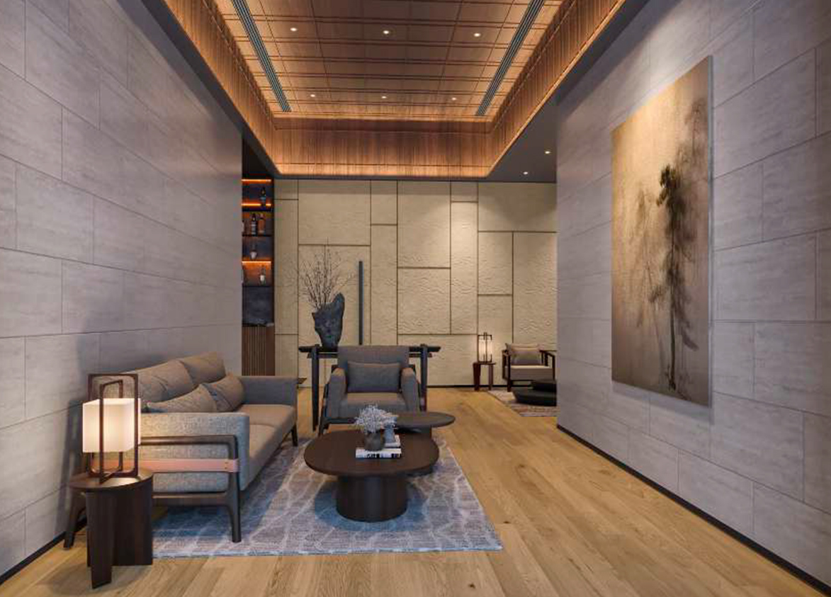 Krisumi Waterfall Suites Living Room