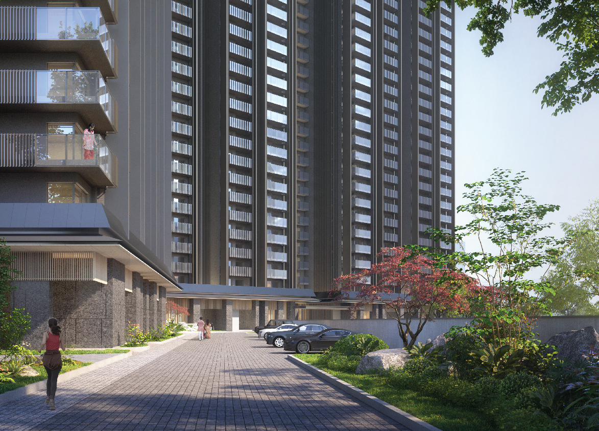 Krisumi Waterside Residences Walkways