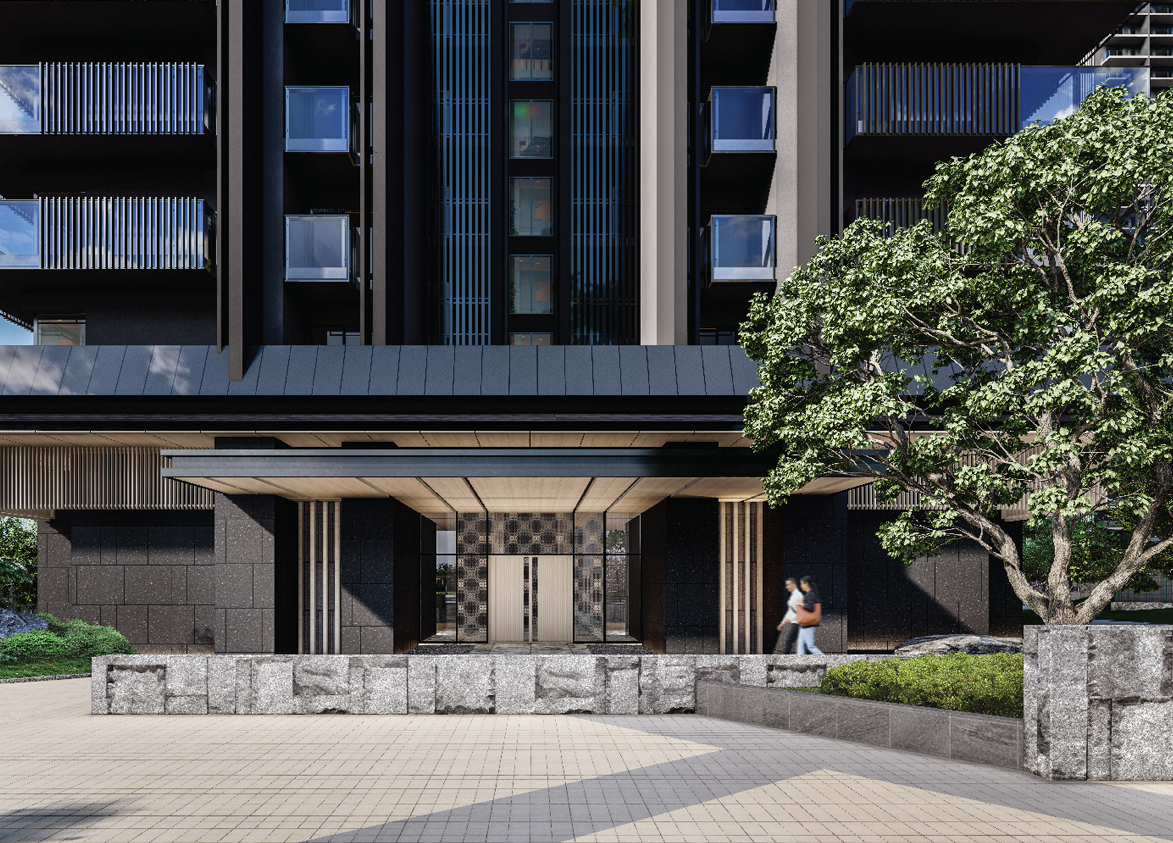 Krisumi Waterside Residences Tower Entrance