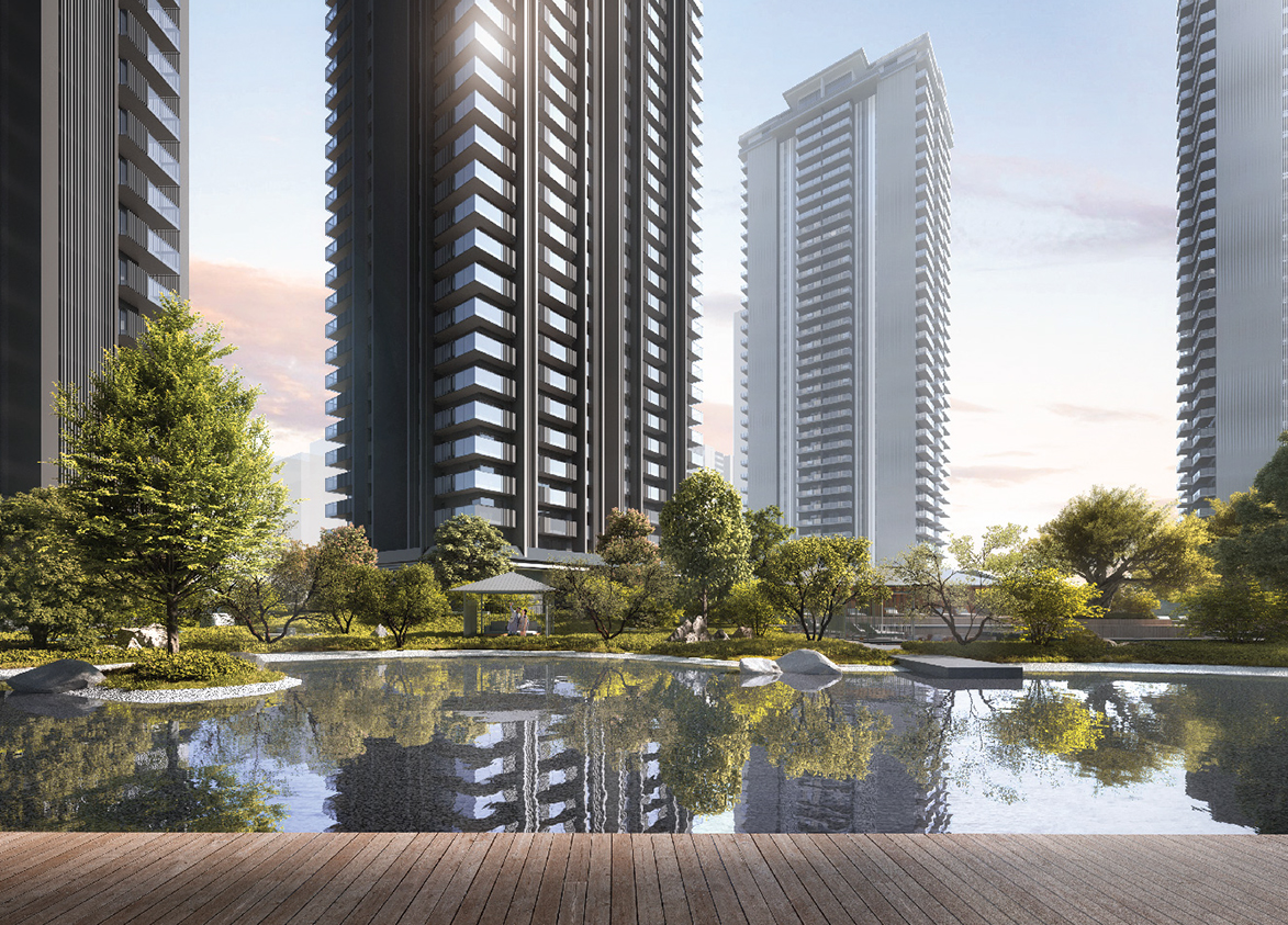 Krisumi Waterside Residences Landscape Green