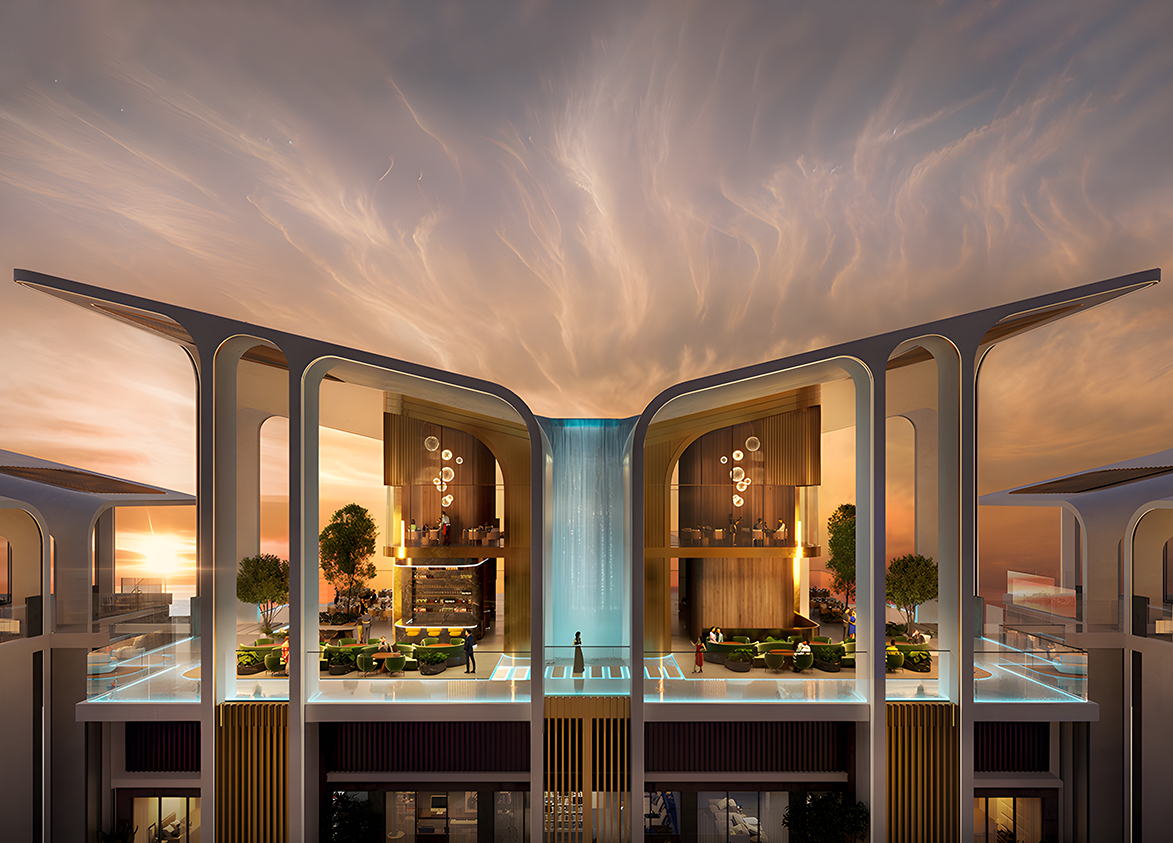 M3M Altitude amenities on terrace