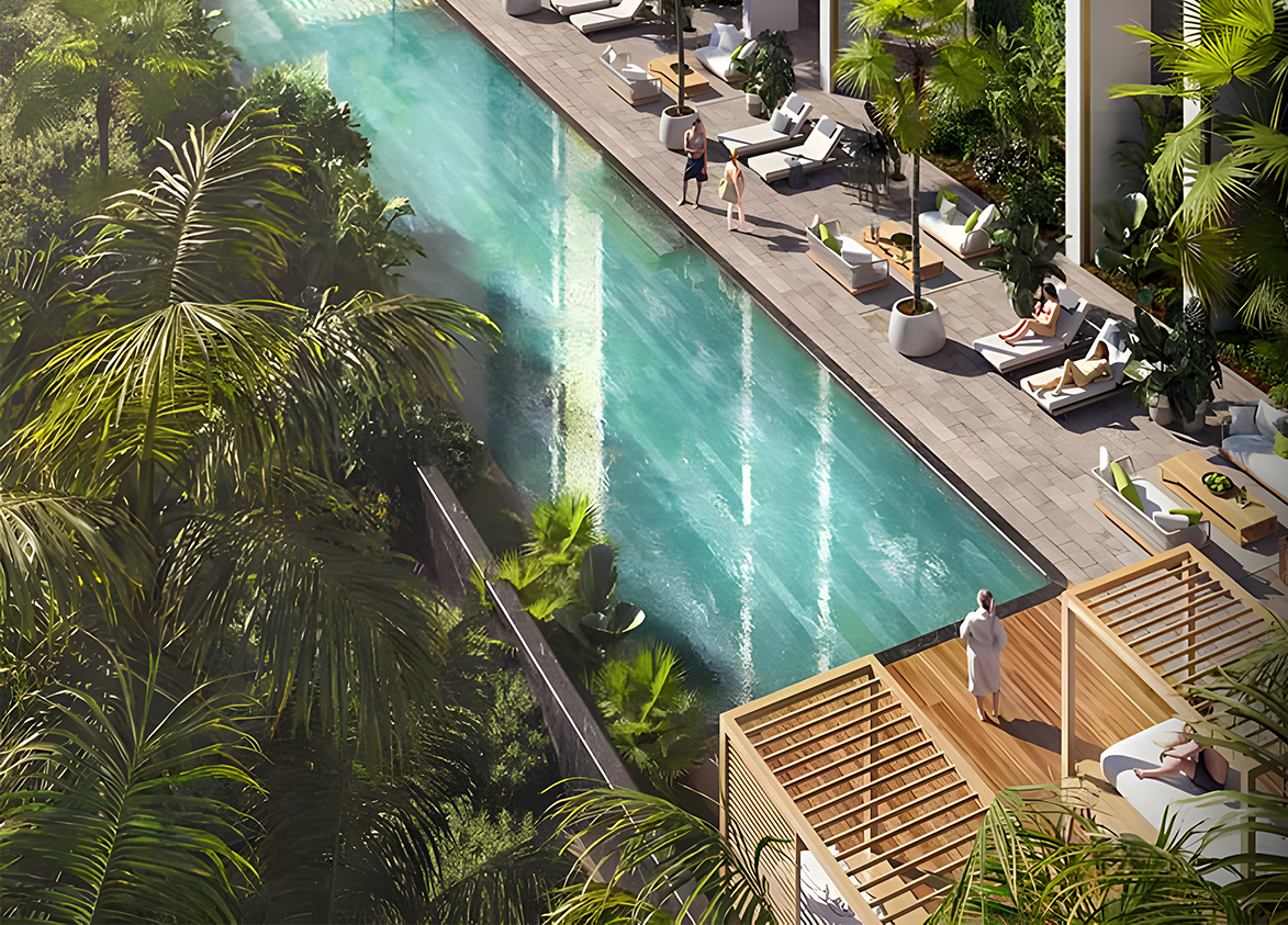 M3M Altitude swimming pool