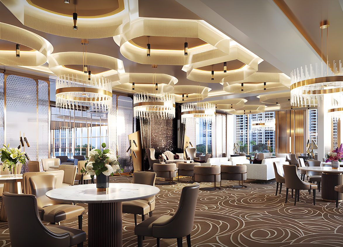 M3M Capital Clubhouse Dining Area