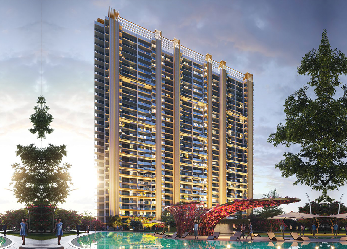 M3M Crown Apartment Exterior View