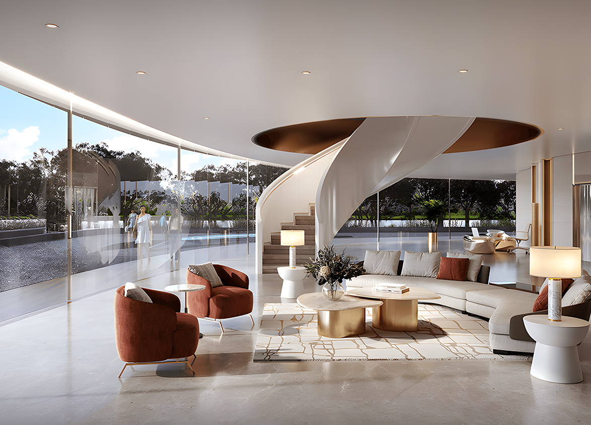 M3M Crown Clubhouse Interior