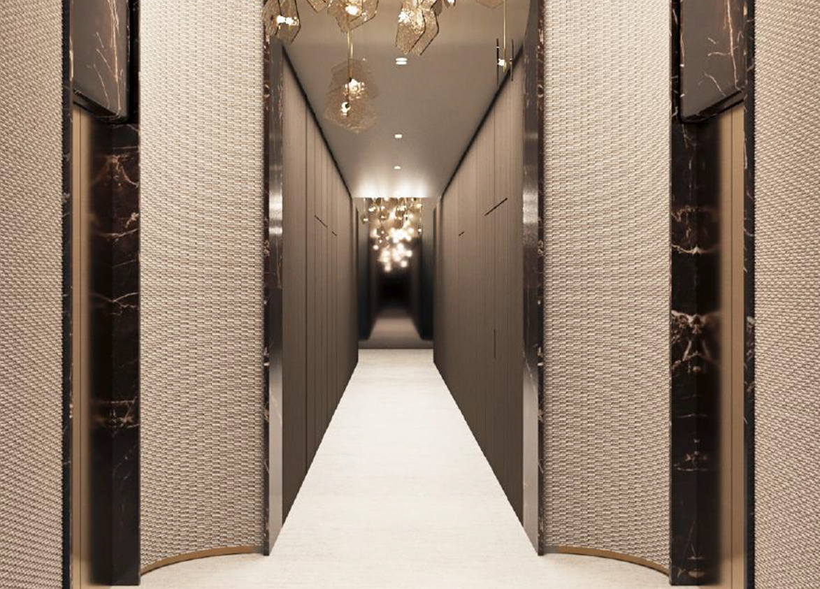 M3M Elie Saab At Scda Lift Lobby