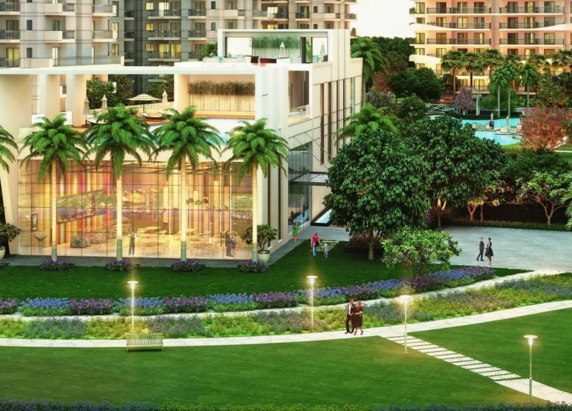 M3M Flora 68 Tower Entrance