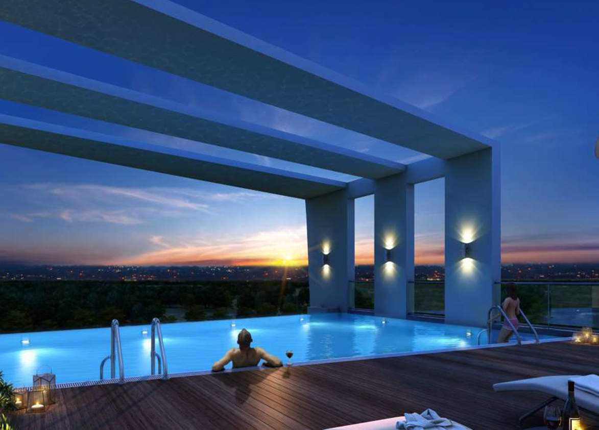 M3M Flora 68 Project Roof Top Swimming Pool