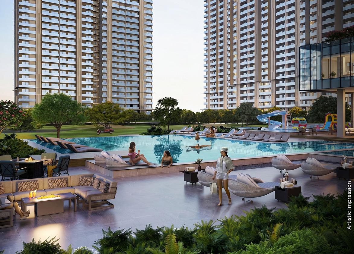 M3M Golf Hills Swimming Pool