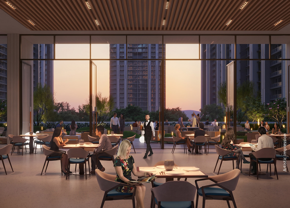 M3M Golf Hills Club Cafeteria