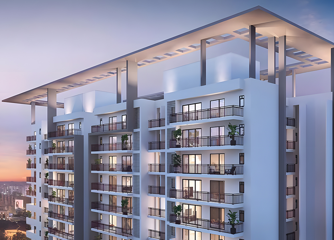 M3M Heights Residential Towers in Sector 65 Gurgaon Facade