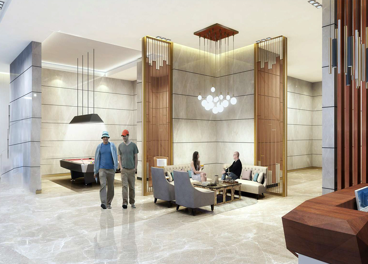 M3M Skywalk Tower Sitting Area