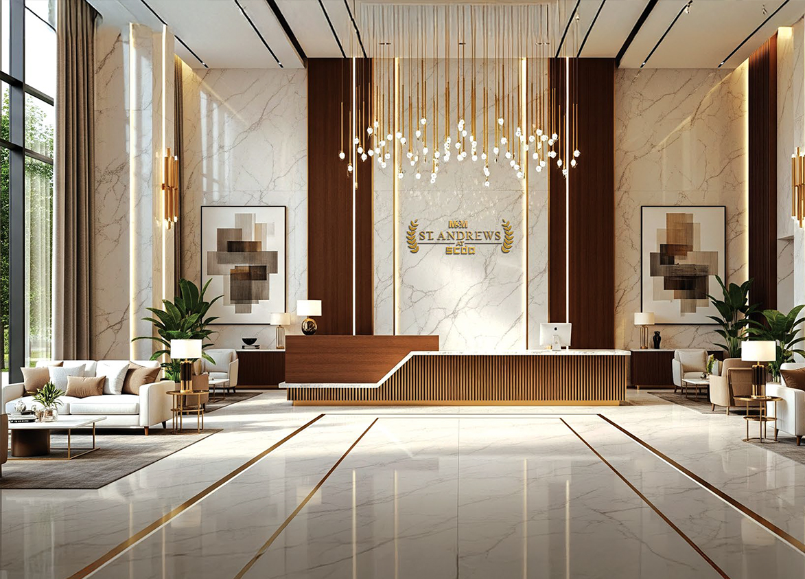 M3M St Andrews Sector 113 Gurgaon Reception Area