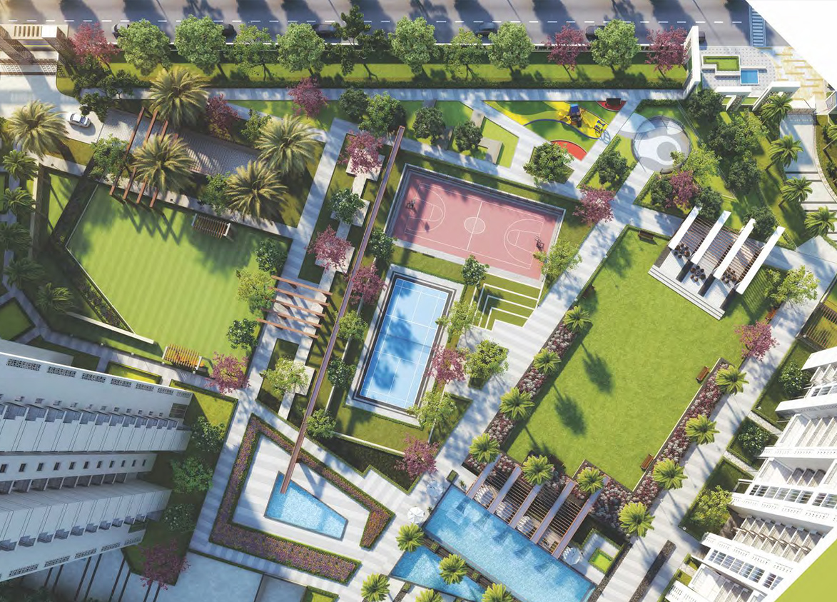 Mapsko Mount Ville Green Area Aerial View