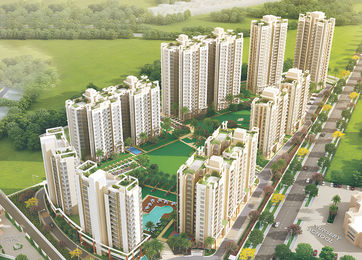 Microtek Greenburg Residential Project Aerial View