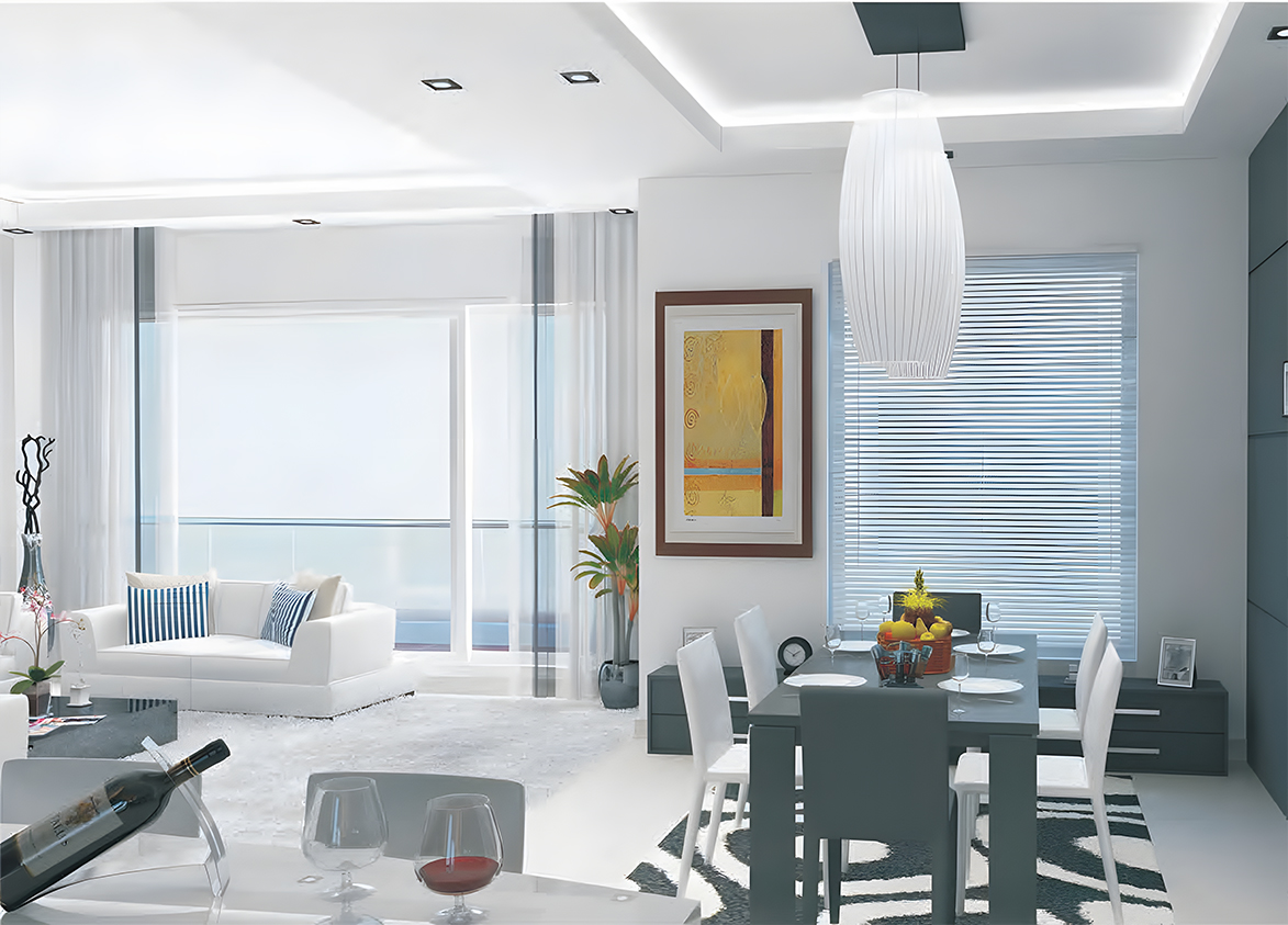 Microtek Greenburg Dining and Living Area