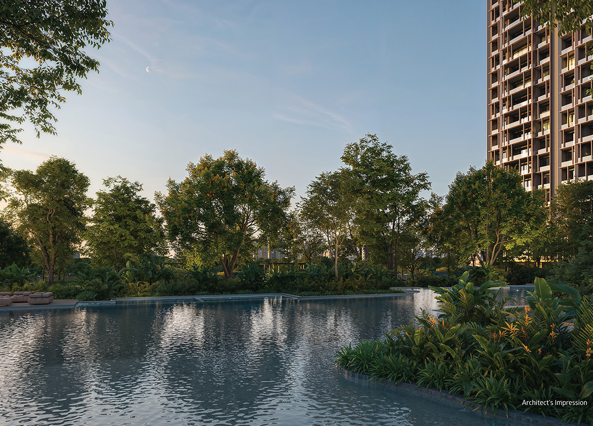Oberoi Three Sixty North Landscape Green Area