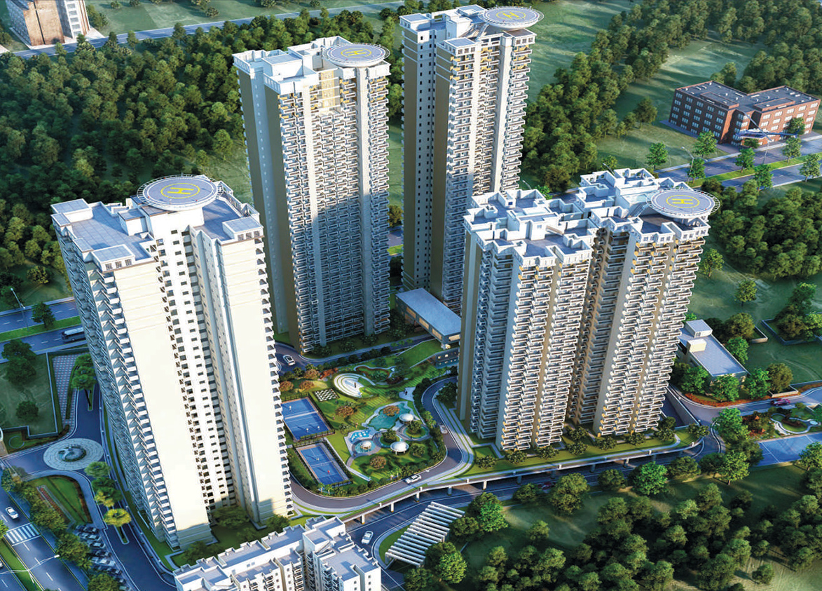 Pareena Mi Casa Residential project Aerial View