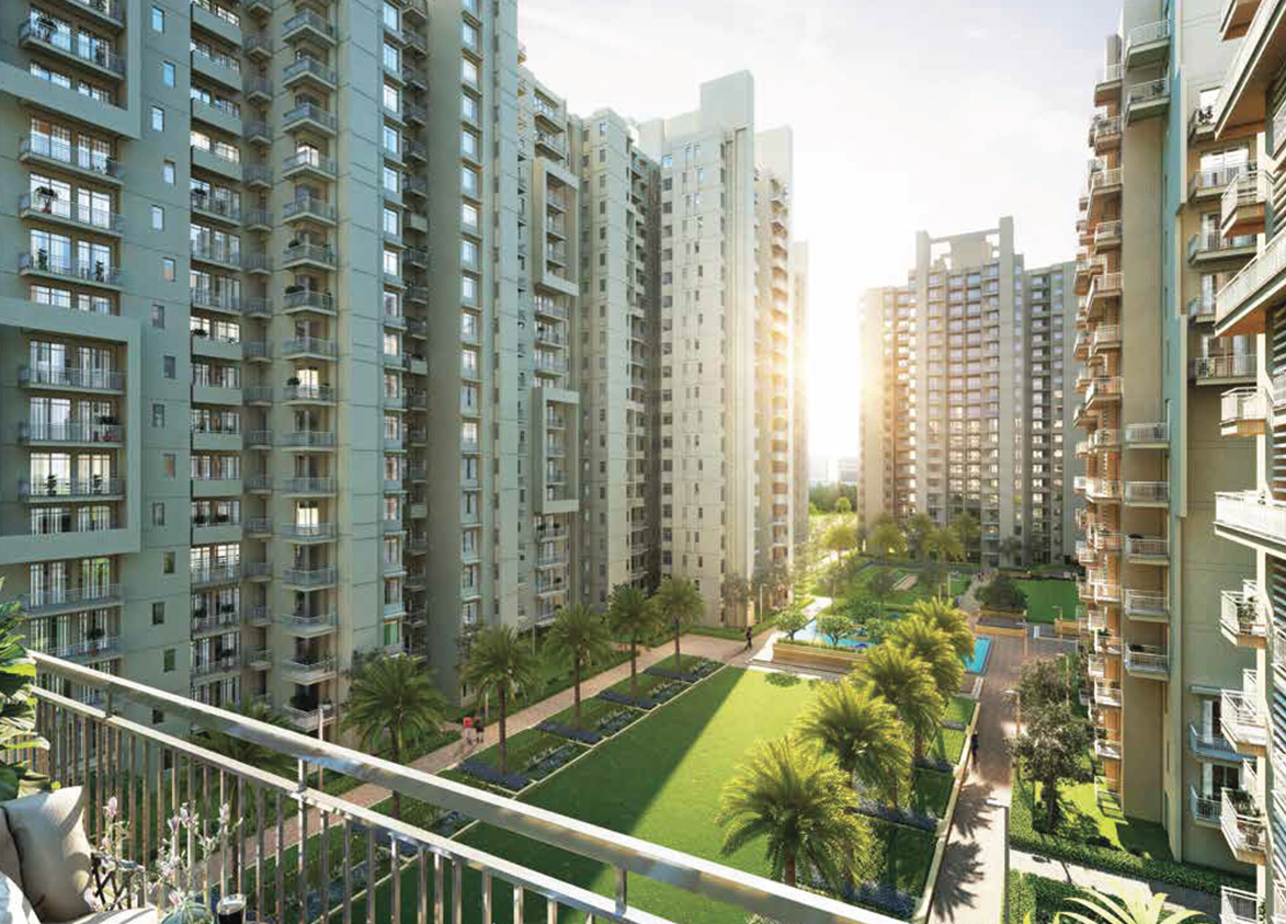 BPTP Spacio Residential Project Green Area