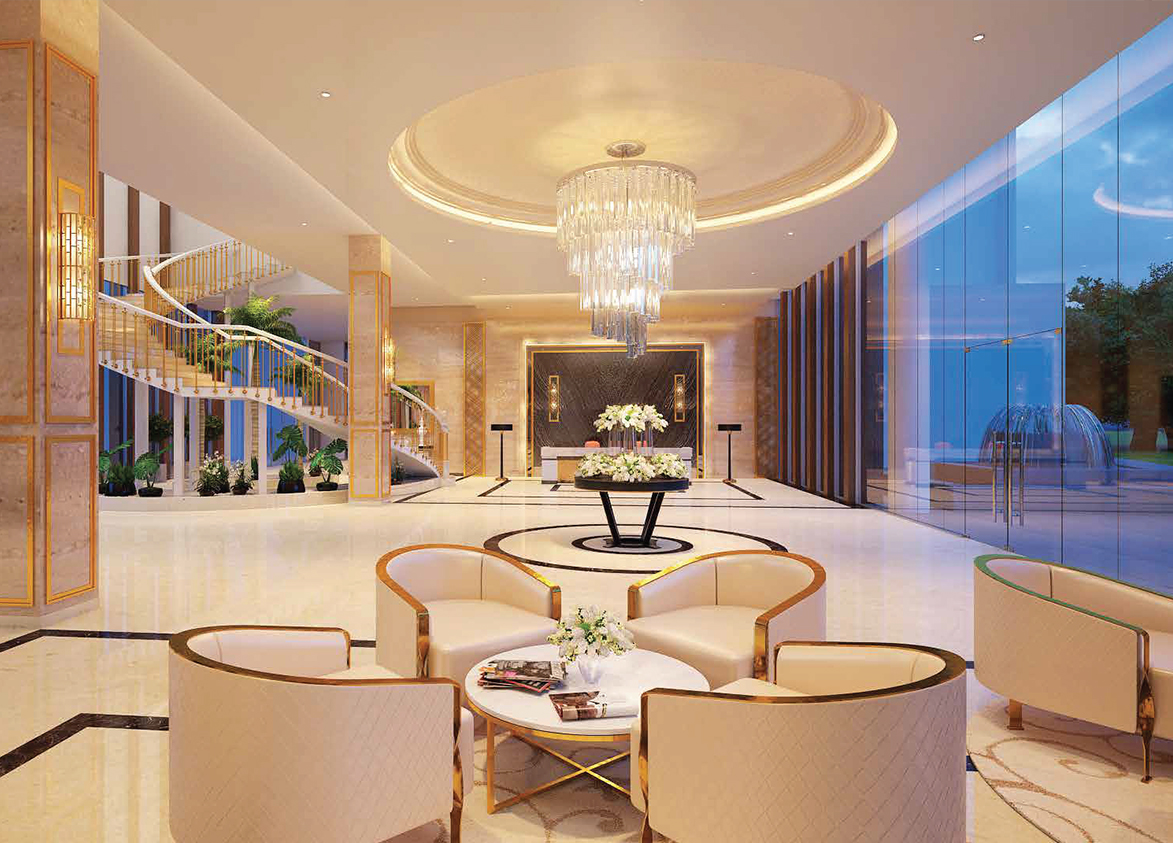 BPTP Spacio Residential Clubhouse Sitting Area
