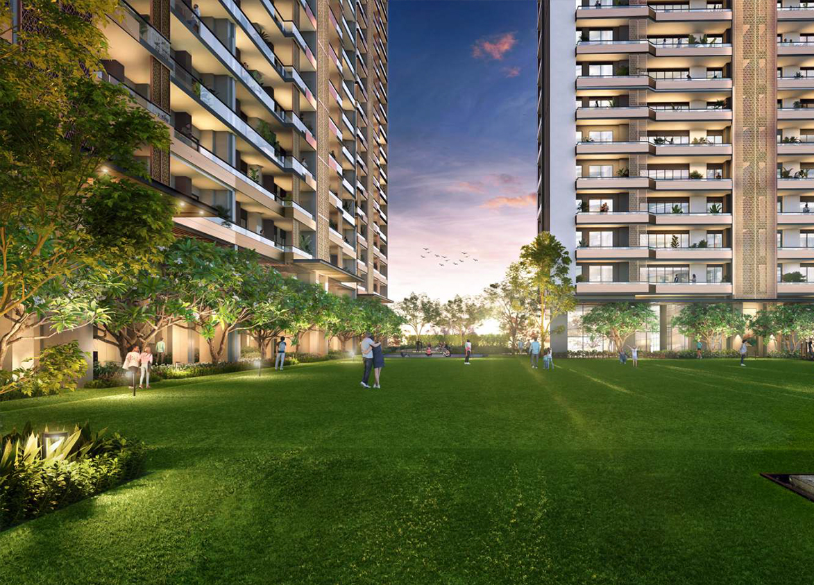 Puri Diplomatic Residences landscape garden