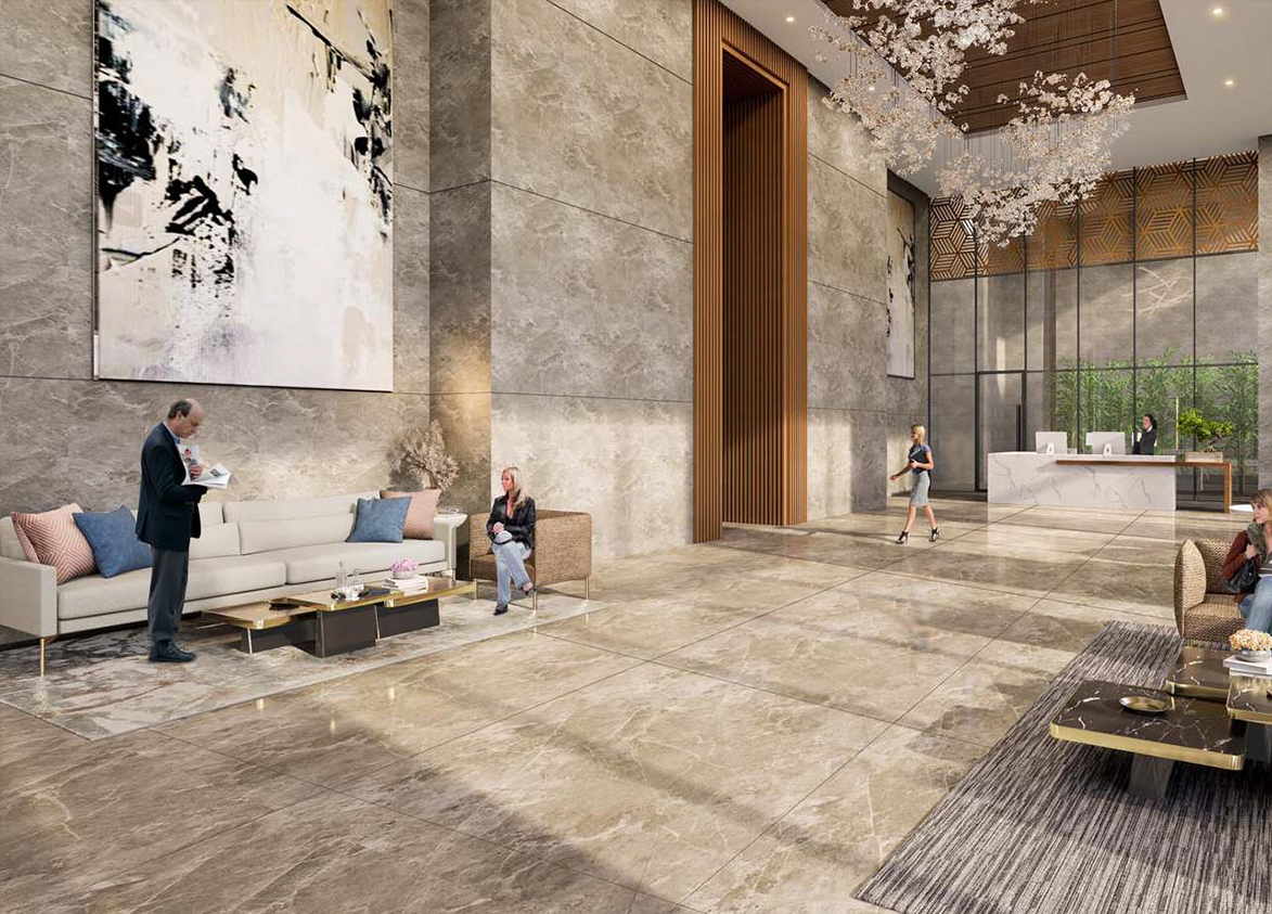 Puri Diplomatic Residences reception area