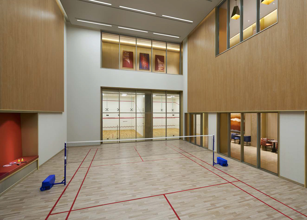 Puri Diplomatic Residences badminton court