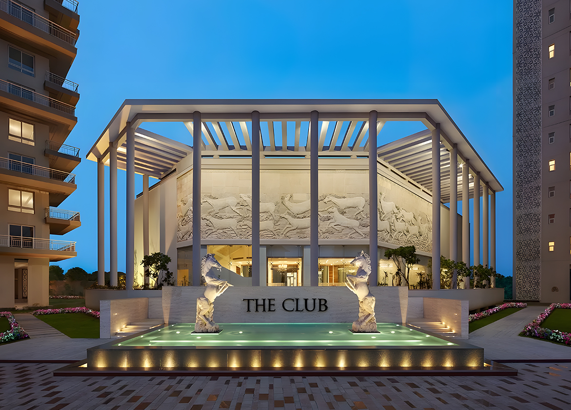 Puri The Aravallis Clubhouse Entrance