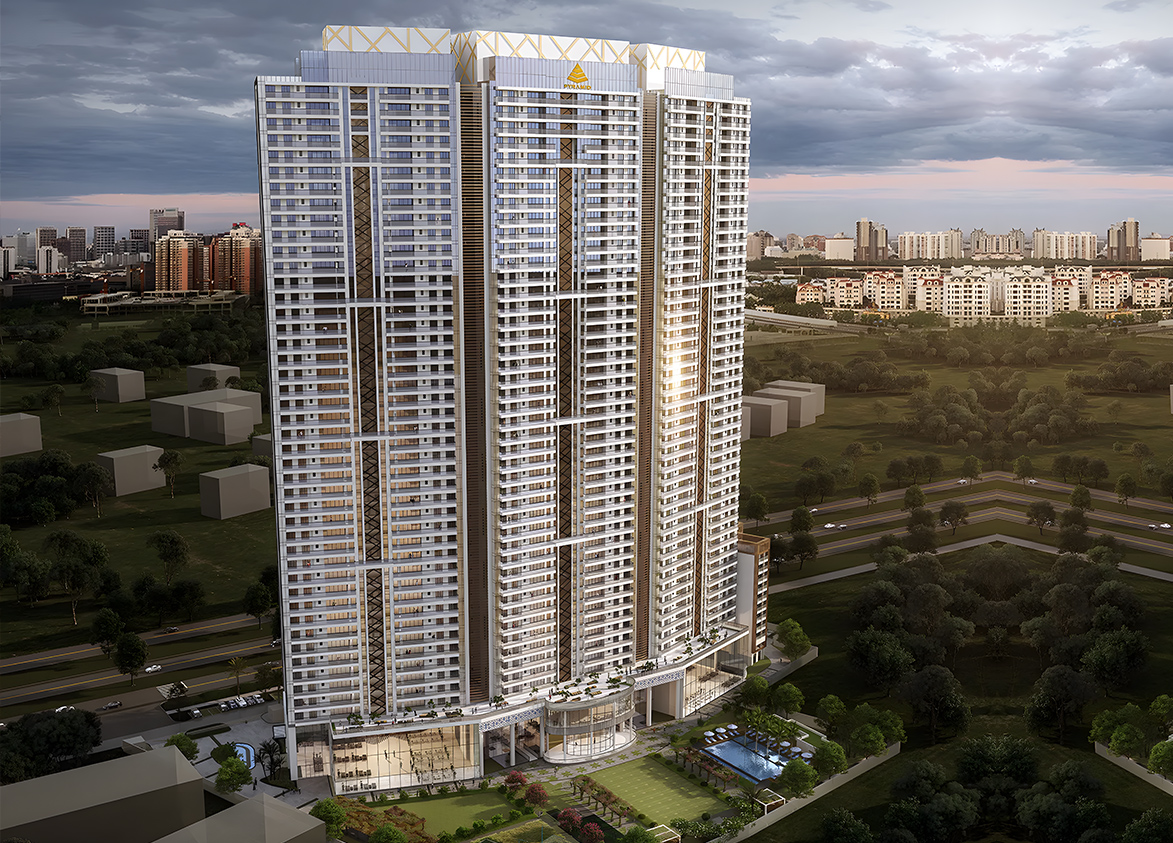 Pyramid Alban Residential Aerial View
