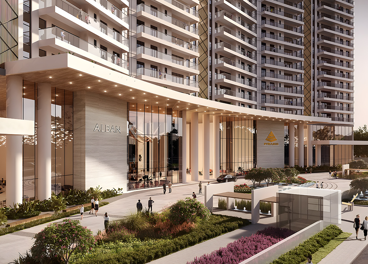 Pyramid Alban Residential Tower Entrance Lobby