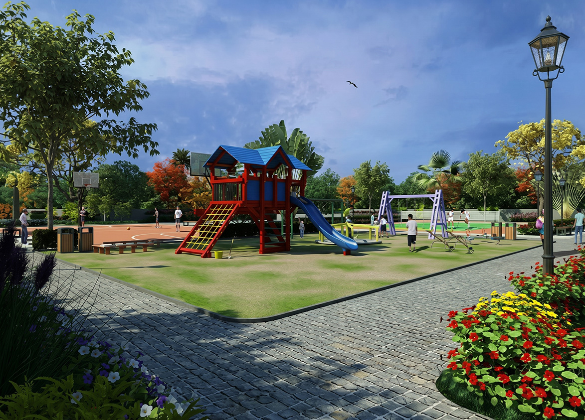 Pyramid Palm County Kids Play Area