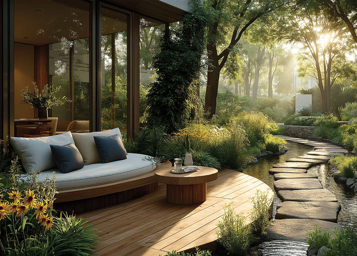 Riviera At Aipl Lake City Outside Sitting Area