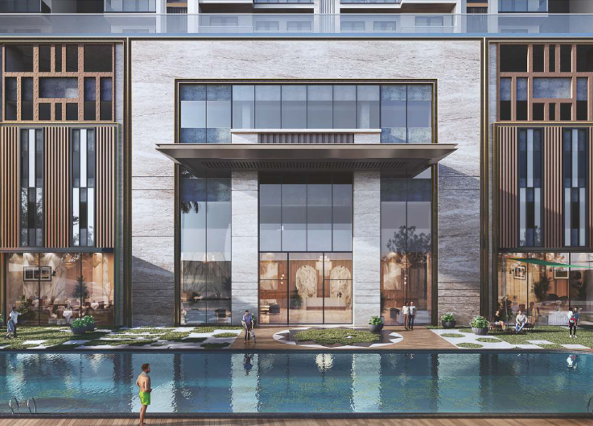 Satya Levante Residences Project Main Entrance