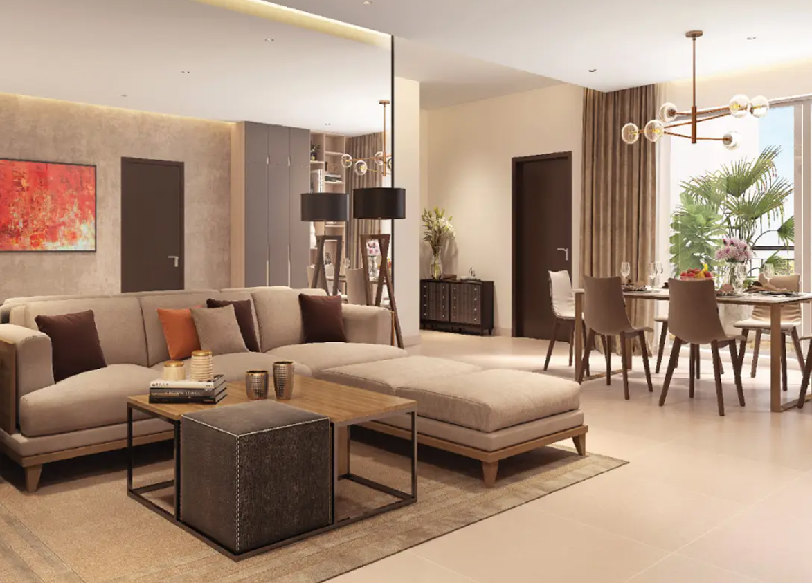 Shapoorji Pallonji Joyville Living Area