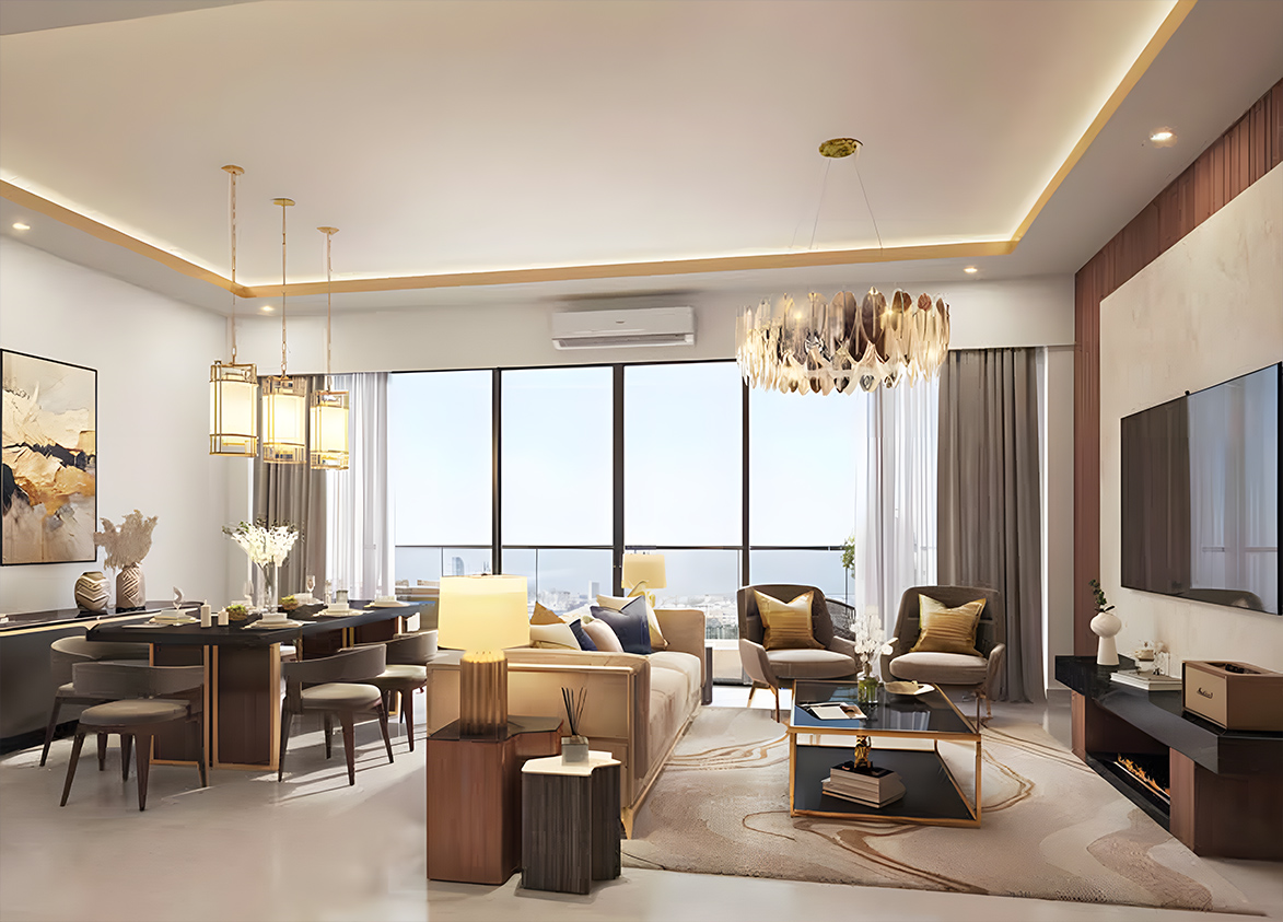 Signature Global Cloverdale Living Room