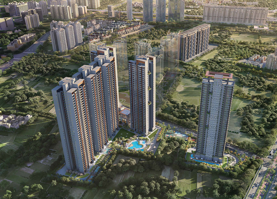 Signature Global Cloverdale Full Project Aerial View