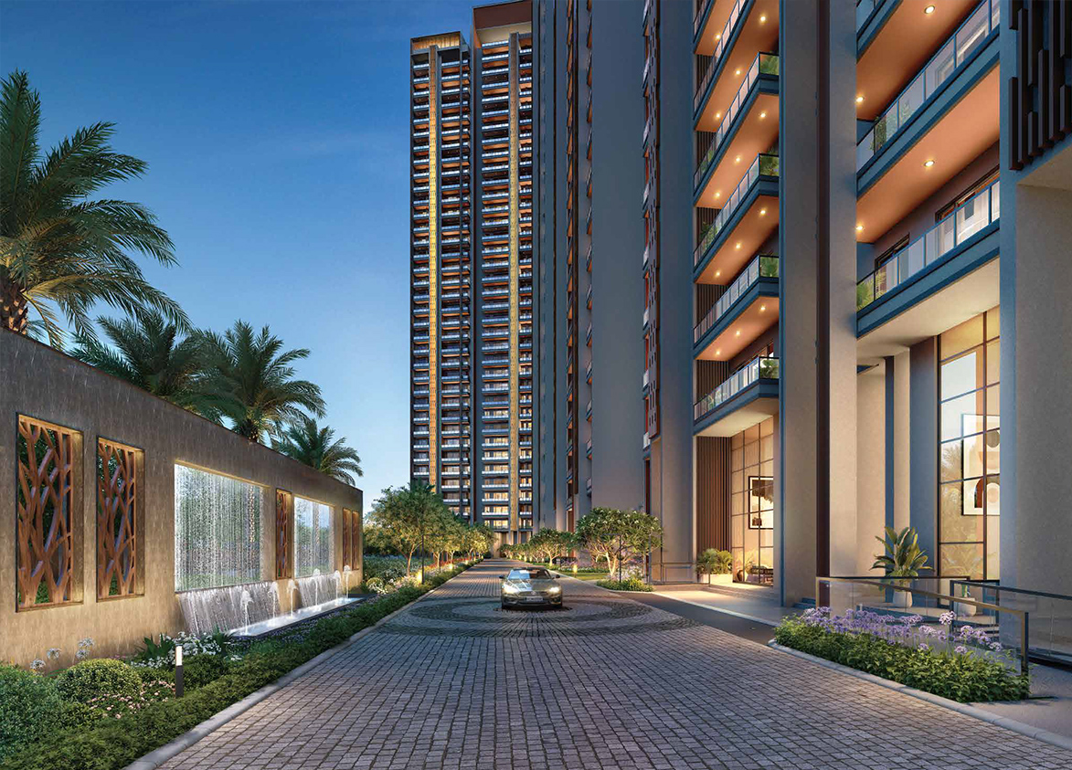 Signature Global Cloverdale Tower Entrance
