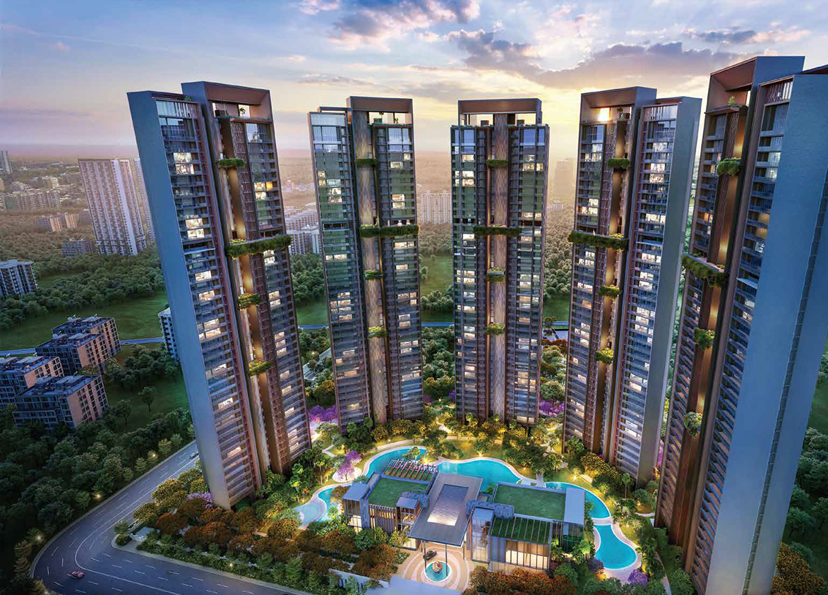 Signature Global Titanium SPR Aerial View