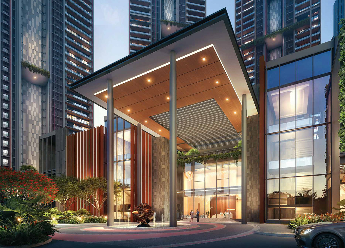 Signature Global Titanium SPR in Sector 71 Gurgaon Ground Floor Main Tower Entrance