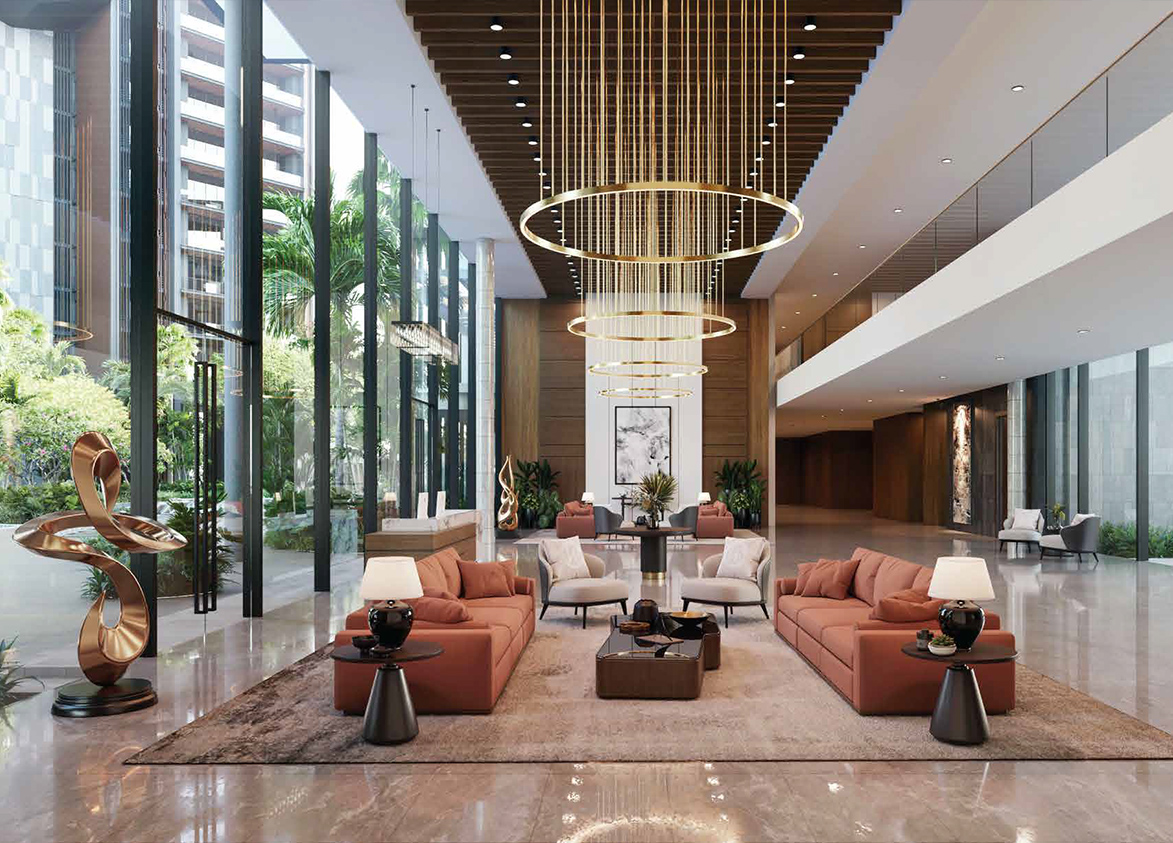 Signature Global Titanium SPR Reception Lobby