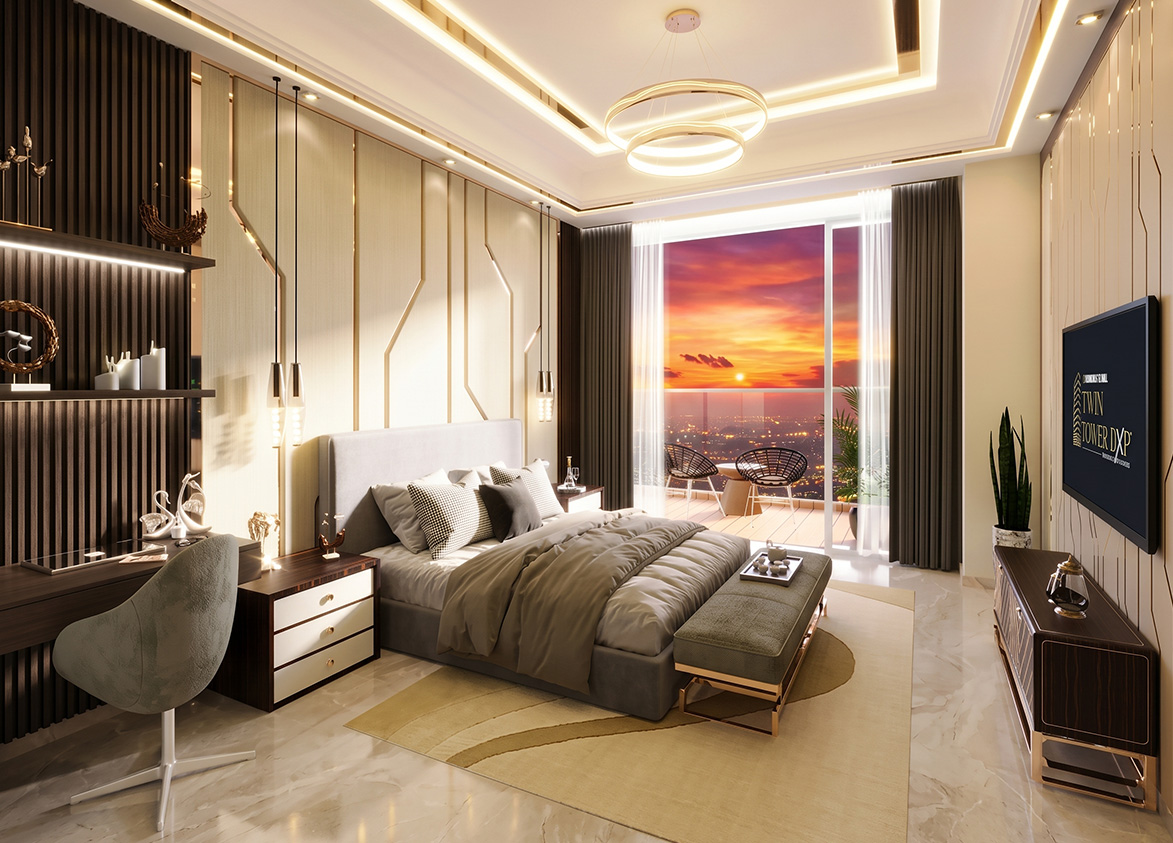 Signature Global Twin Tower Dxp Master Bedroom