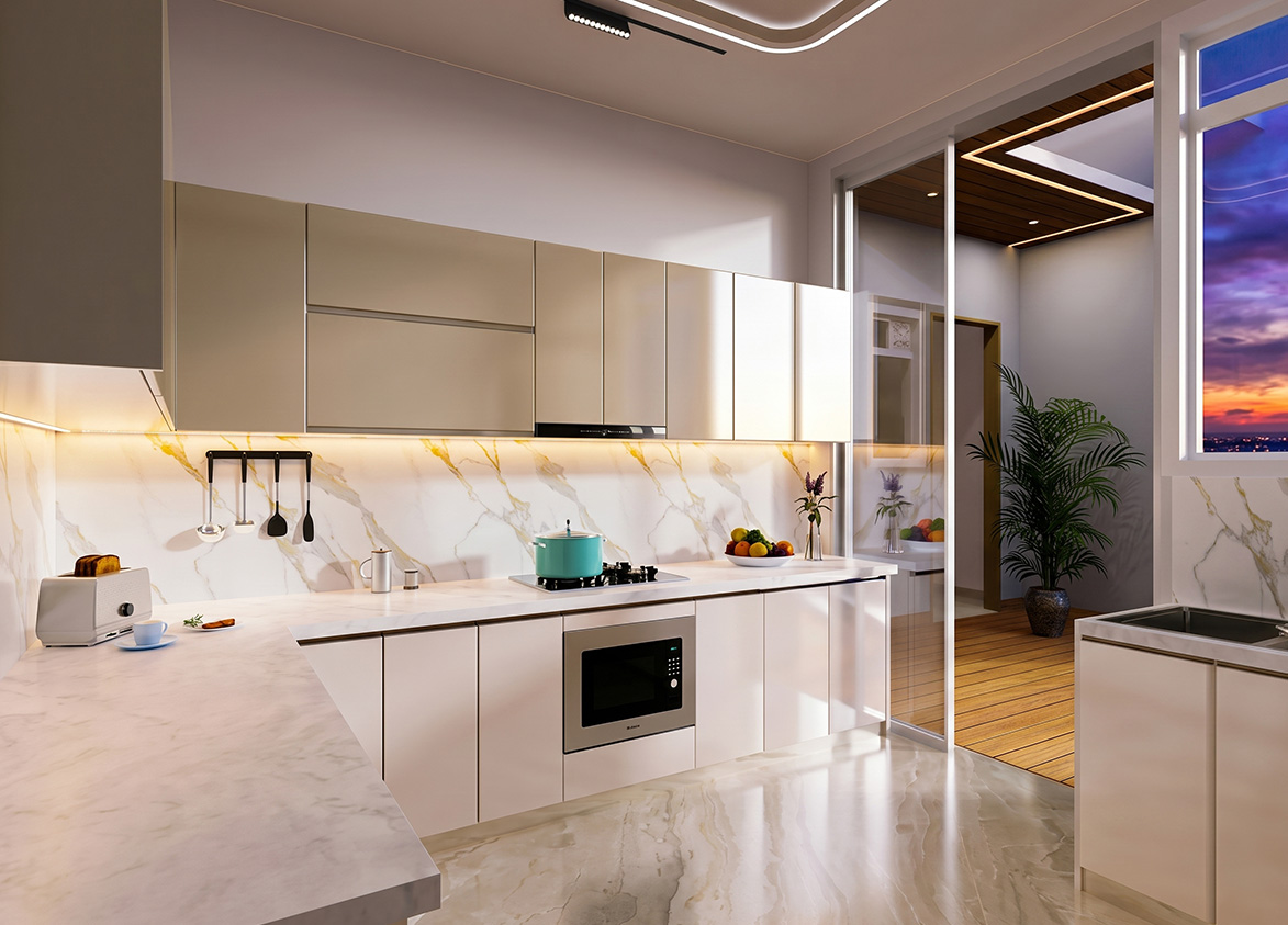 Signature Global Twin Tower Dxp Modular Kitchen