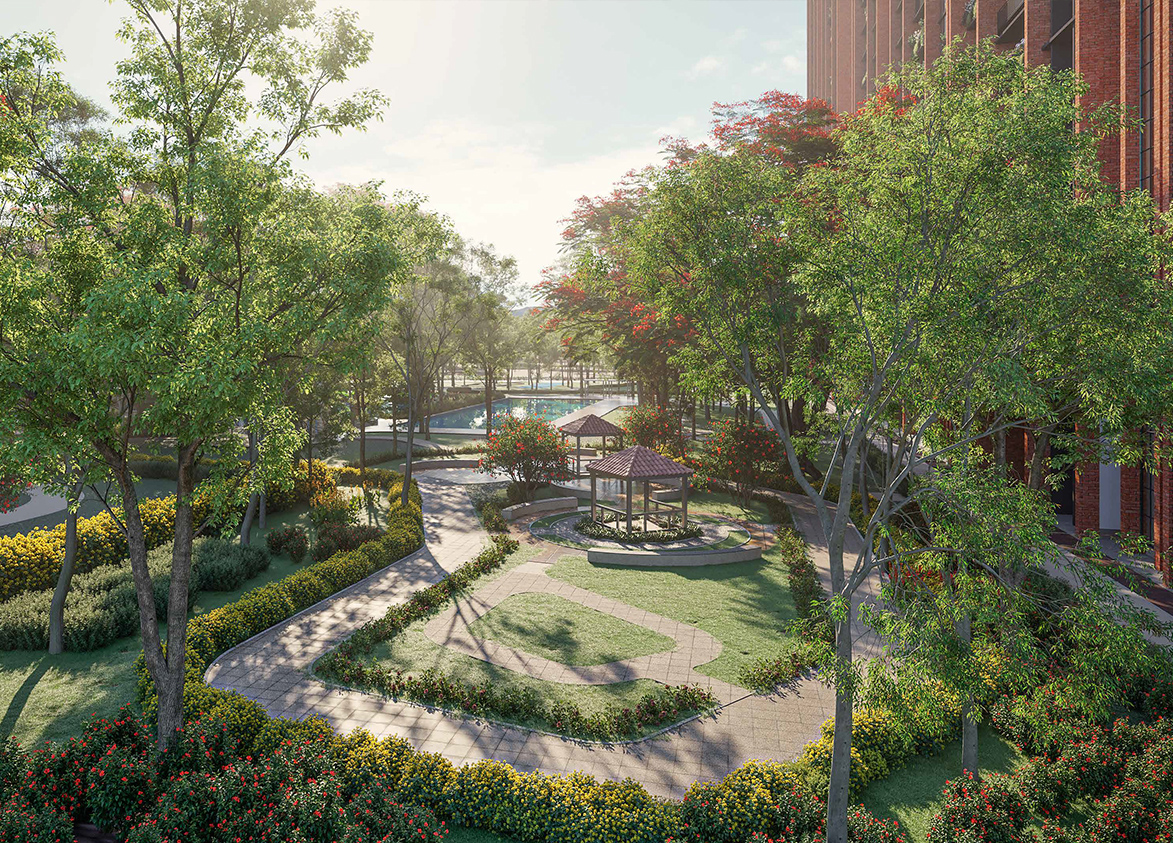 Sobha Aranya in Sector 80 Gurgaon Walkways