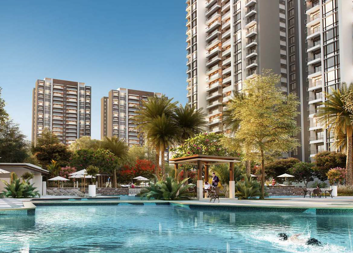 Sobha City Gurgaon Swimming Pool Deck