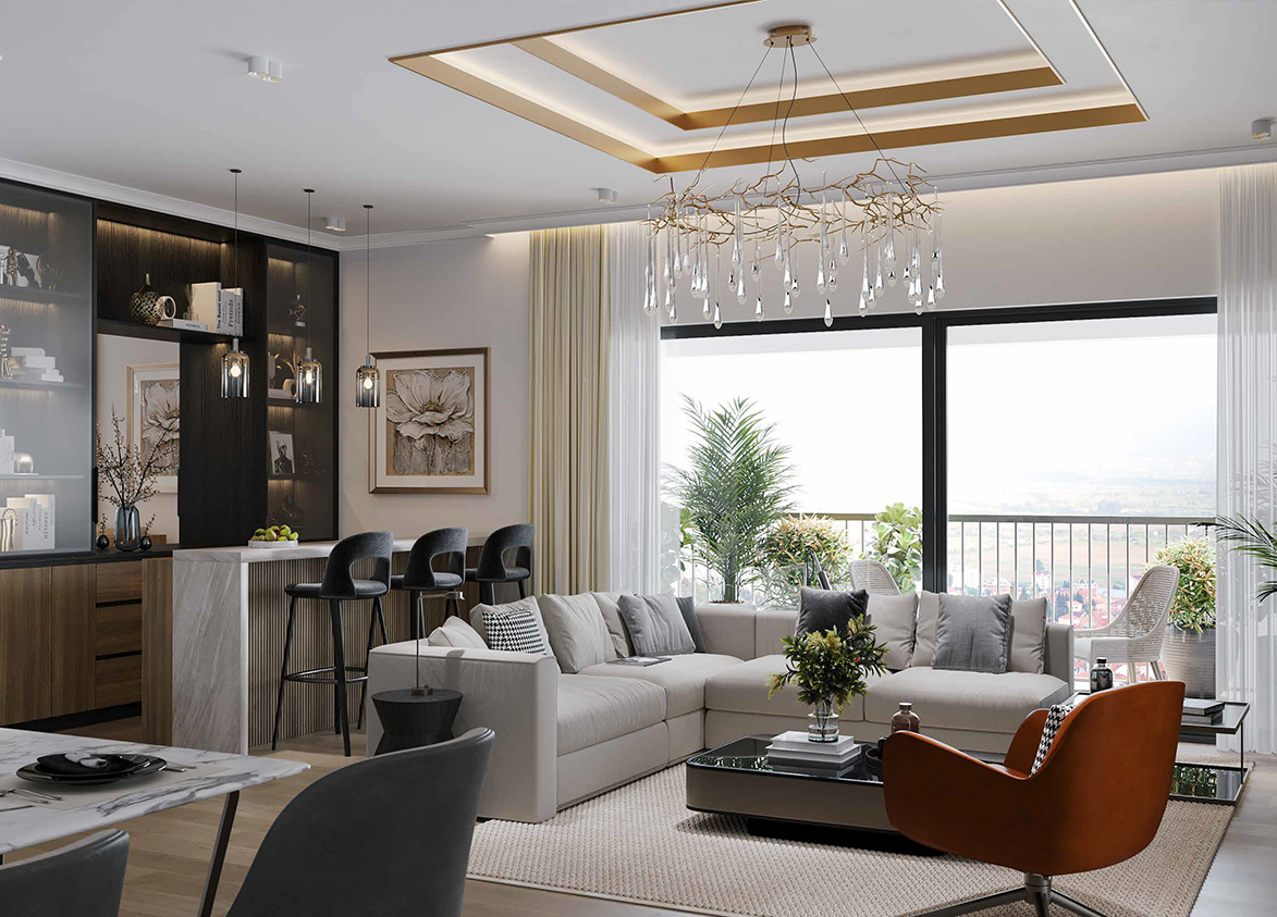 sobha vista residences apartments in sector 106 gurgaon living room
